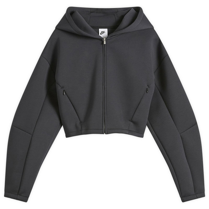 Photo: Nike Women's Fleece Hoodie in Black/Anthracite