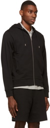 Kenzo Black Classic Tiger Full-Zip Hoodie