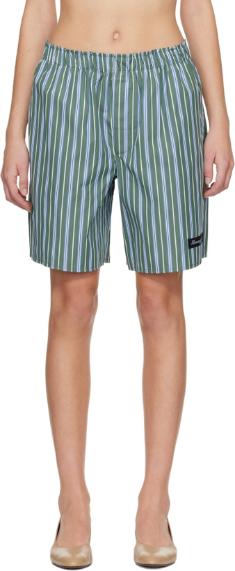 Photo: HommeGirls Green Long Boxer Shorts