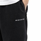MKI Men's Polar Fleece Track Pant in Black/Black