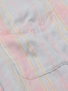 Beams Plus - Button-Down Collar Checked Cotton-Gauze Shirt - Red