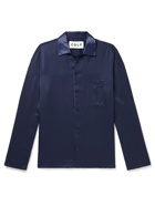 CDLP - Lyocell Pyjama Shirt - Blue