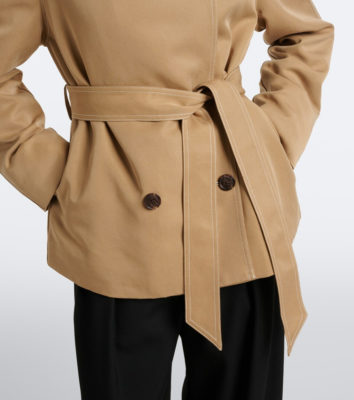 Varley Maddox double-breasted twill jacket