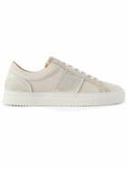 Mr P. - Suede-Trimmed Canvas Sneakers - Neutrals