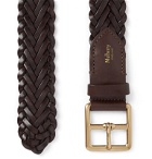 Mulberry - 4cm Brown Woven Leather Belt - Brown