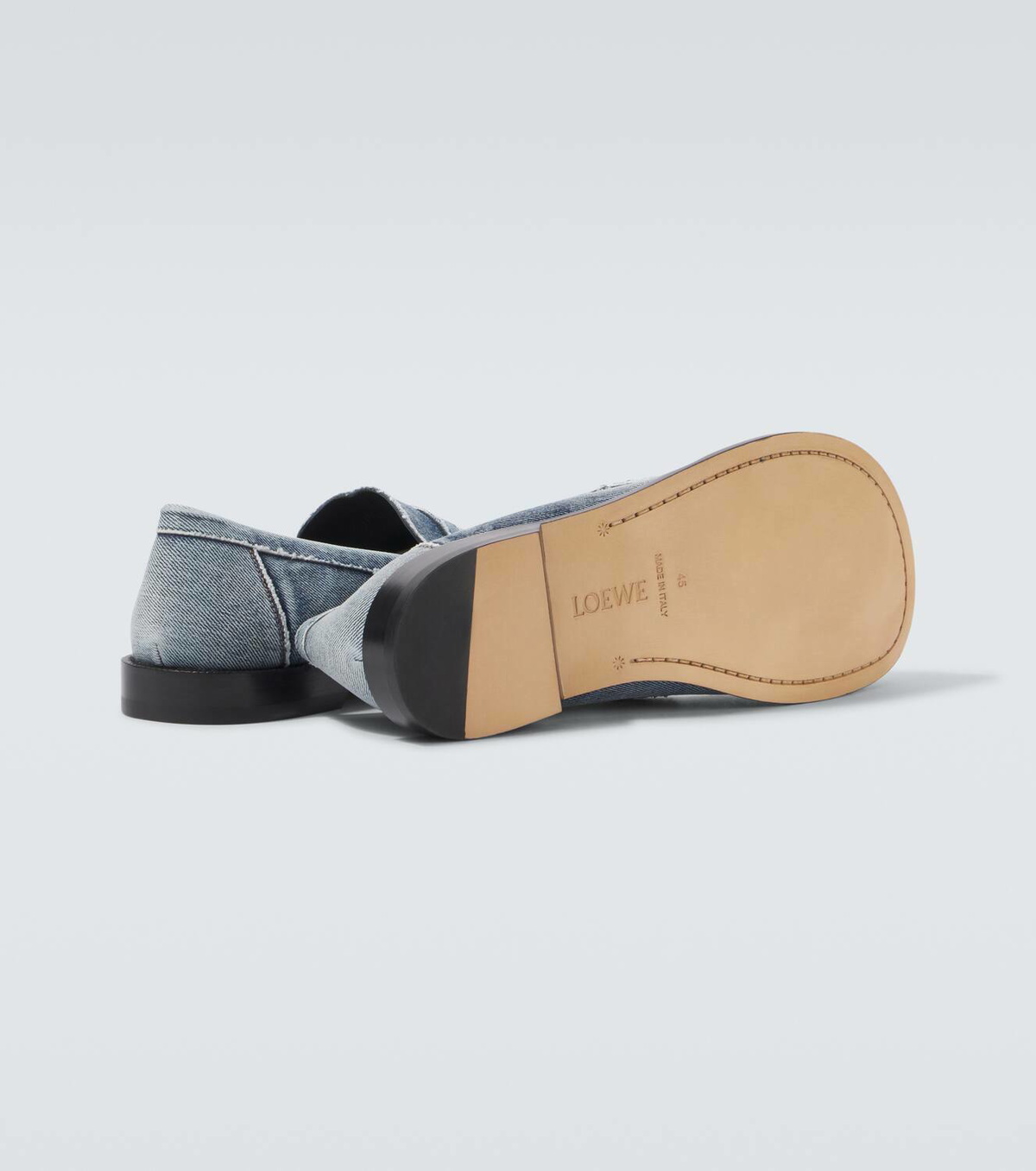 Loewe Campo denim penny loafers Loewe