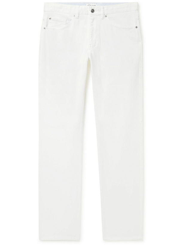 Photo: Peter Millar - Ultimate Stretch Cotton and Modal-Blend Sateen Trousers - Neutrals