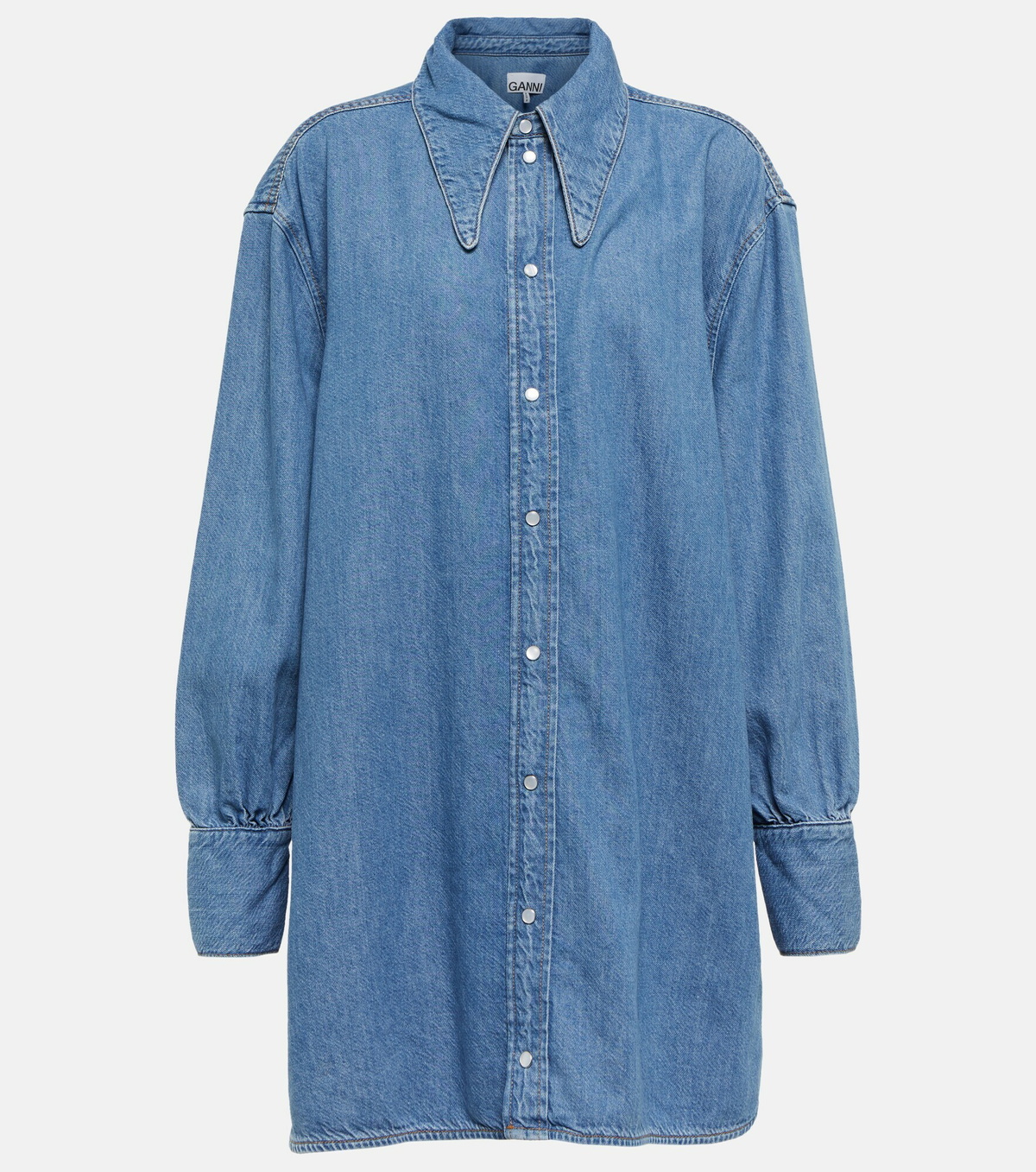Ganni - Denim shirt dress GANNI Ganni - Denim shirt dress GANNI