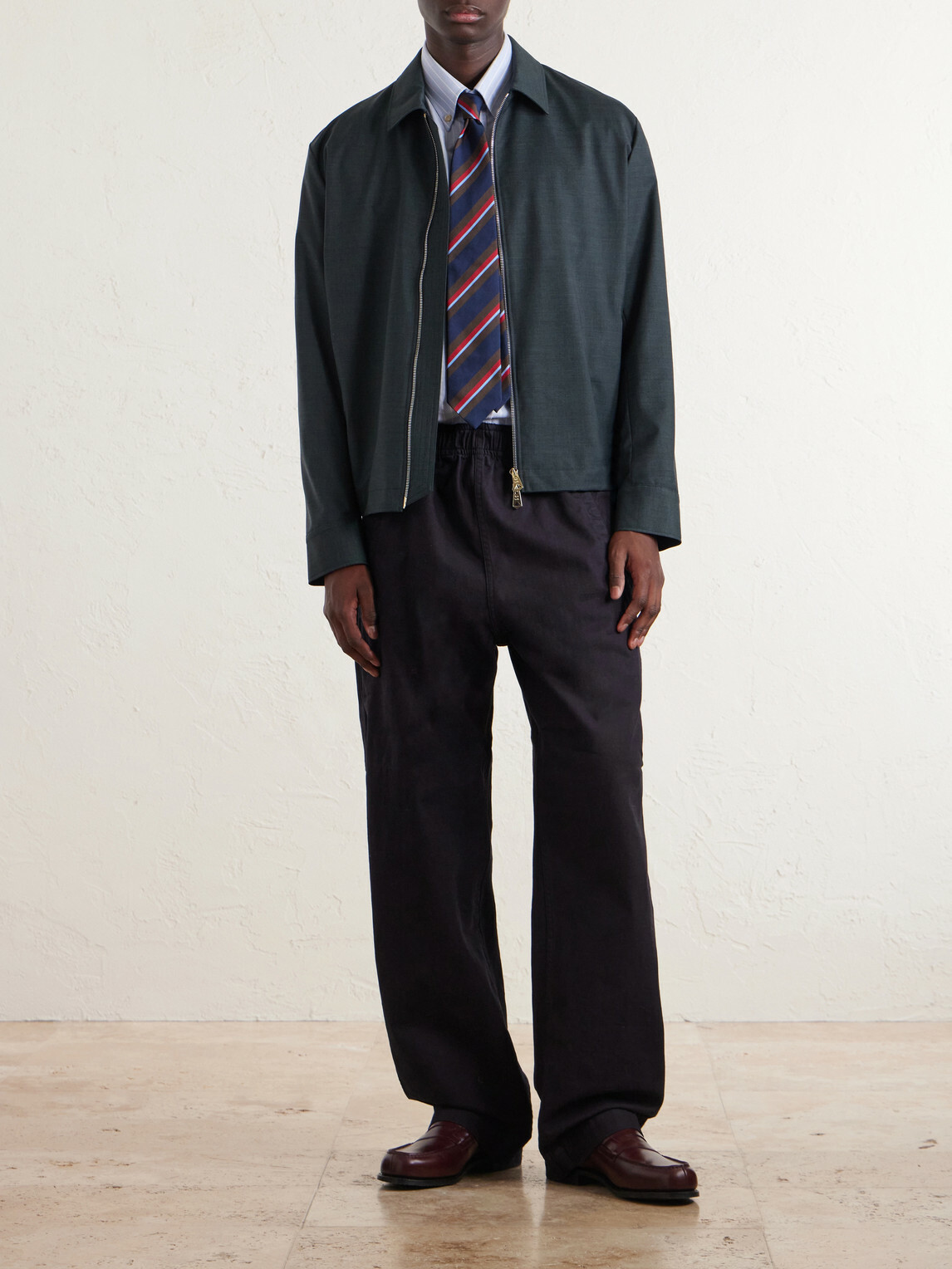 Paul Smith - Wool Bomber Jacket - Gray