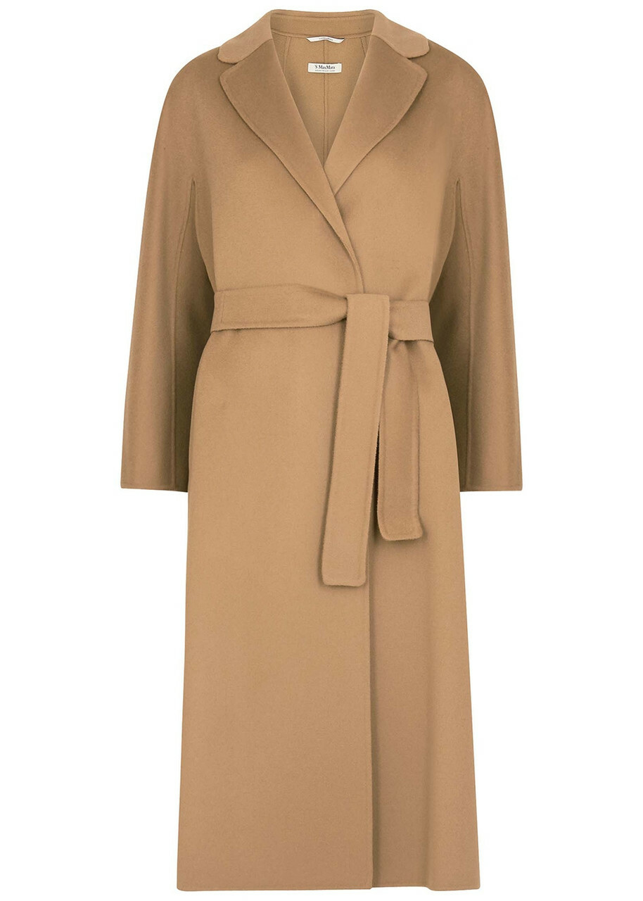 S Max Mara Esturia Wool Felt Coat Camel