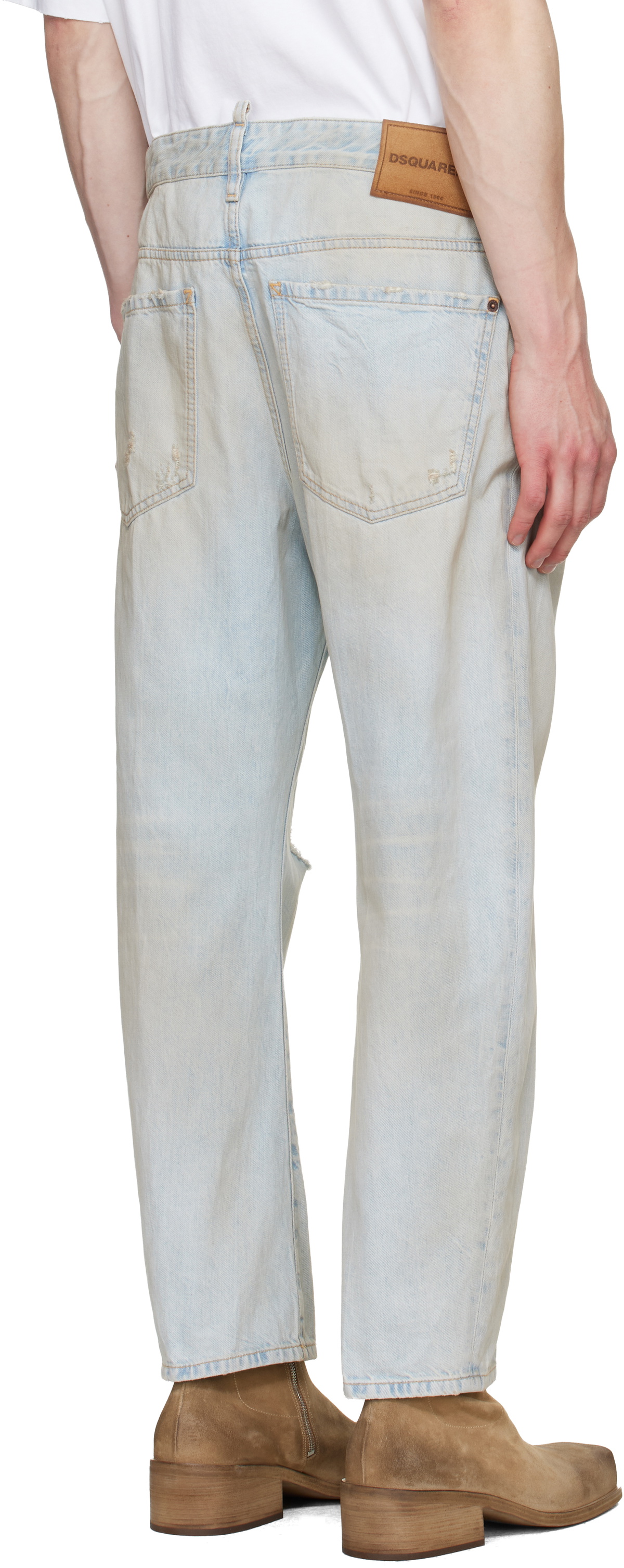 Dsquared2 Blue Light L.A. Wash Bro Jeans