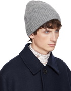 Dries Van Noten Gray Alpaca Blend Beanie