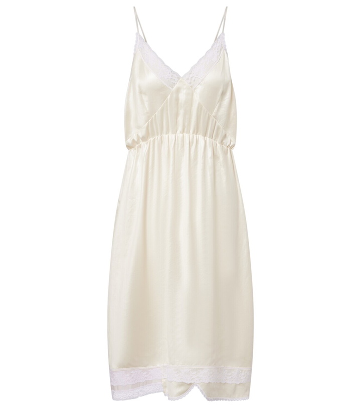 Photo: Magda Butrym Lace-trimmed slip dress