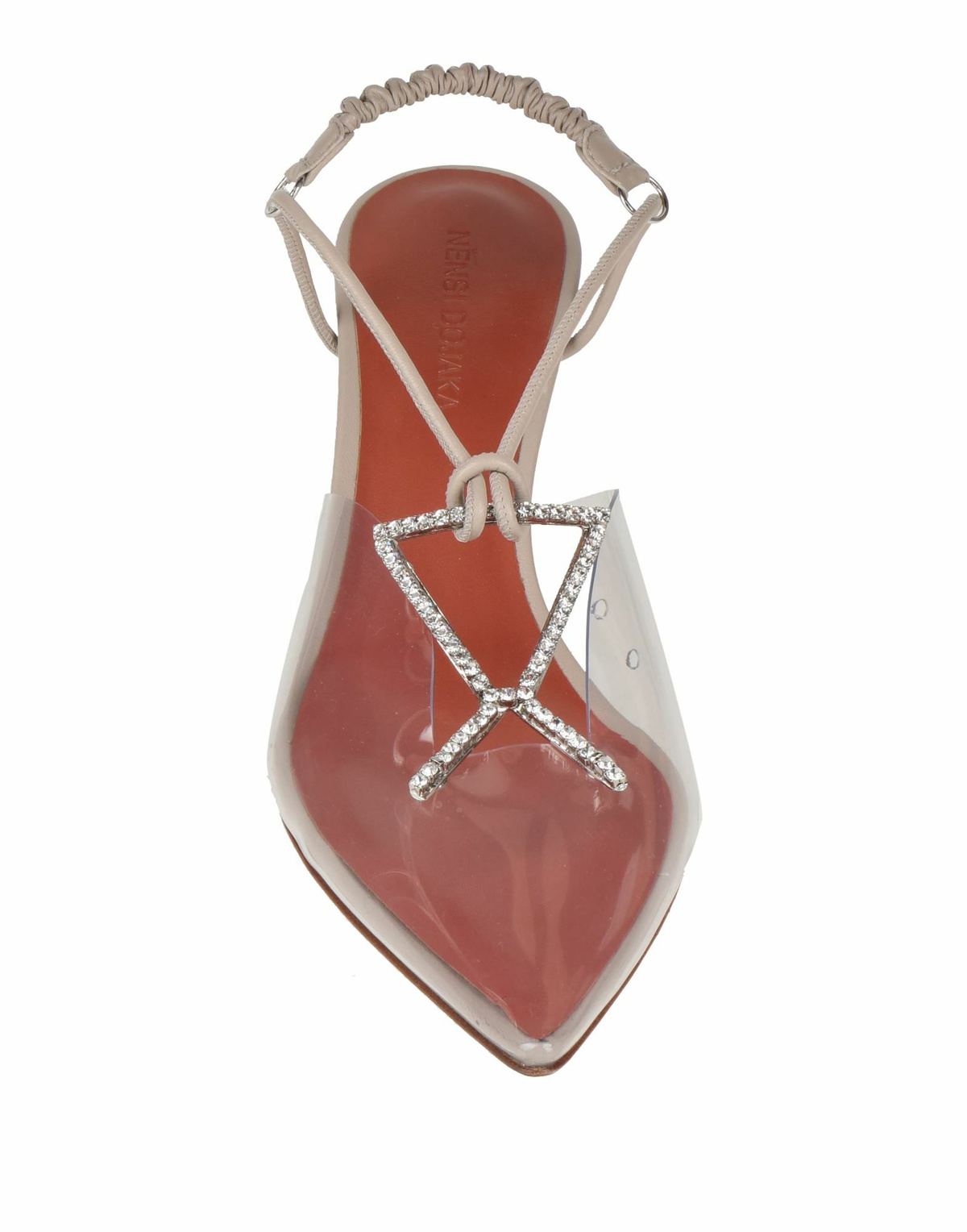 Nensi Dojaka Womens Pumps in Transparent
