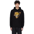 Givenchy Black Cheetah Patch Hoodie