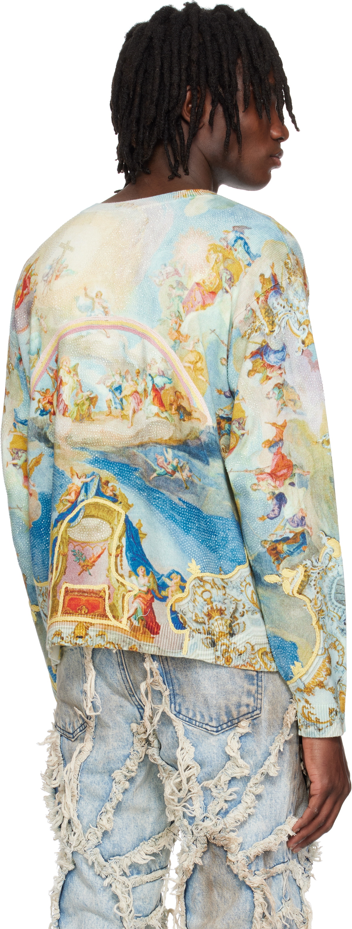 Who Decides War Multicolor Archaic Sweater