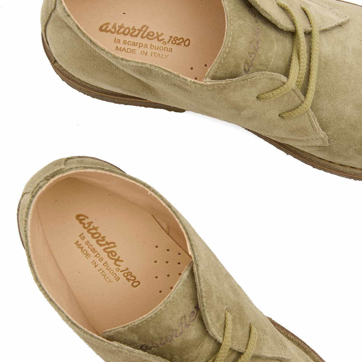 Astorflex Men's Greenflex Suede Boots in Stone
