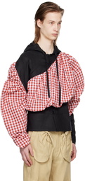 STRONGTHE SSENSE Exclusive Red & Black Floating Hoodie