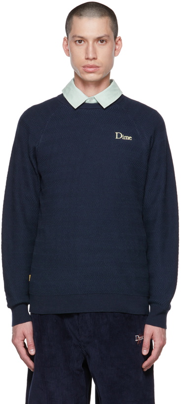 Photo: Dime Navy Wave Sweater