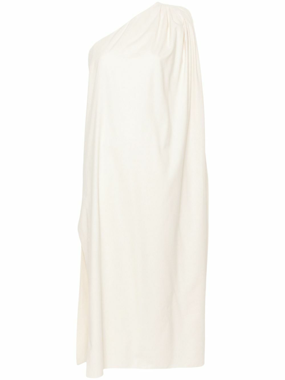 Maison La Plage Neutral Hydra One-Shoulder Dress