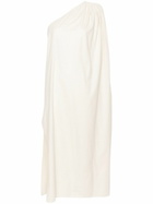 Maison La Plage Neutral Hydra One-Shoulder Dress