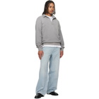 Les Tien Gray French Terry Banded Polo