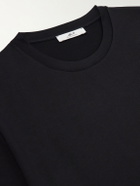 Mr P. - Silk and Cotton-Blend T-Shirt - Black