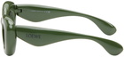 LOEWE Green Inflated Butterfly Sunglasses