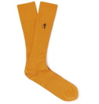 London Sock Co. - The Simply Sartorial 15-Pack Ribbed Stretch Cotton-Blend Socks - Multi