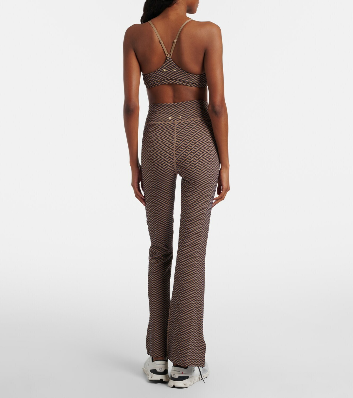 The Upside Houndstooth Florence flared pants