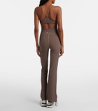 The Upside Houndstooth Florence flared pants
