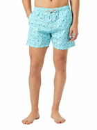 MC2 Saint Barth Man Stretch Fabric Comfort Swim Shorts With Sea Star Print