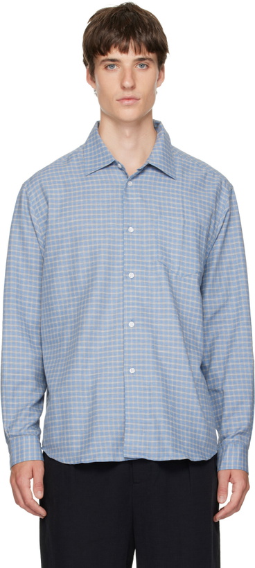 Photo: Palmes Blue Serve Shirt