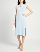 Peserico Womens Midi dress Sky in Blue
