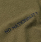 NN07 - Ethan Printed Pima Cotton-Jersey T-Shirt - Green