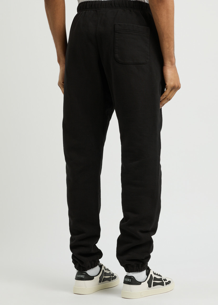 Saint Mxxxxxx It's Saint Printed Cotton Sweatpants Black