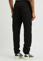 Saint Mxxxxxx It's Saint Printed Cotton Sweatpants Black