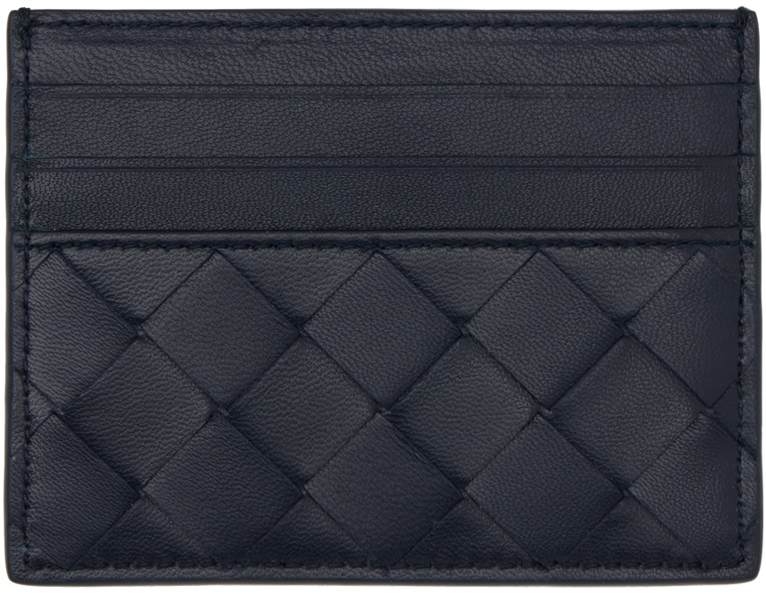 Bottega Veneta Women's Woven Credit Card Holder Brown
