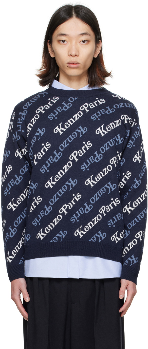 Kenzo Blue Kenzo Paris VERDY Edition Sweater Kenzo