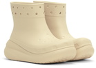Crocs Off-White Crush Boots