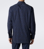 Etro Paisley cotton-blend poplin shirt