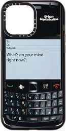 CASETiFY Black BB Talk Customizer iPhone 13 Pro Max Case