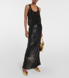 Tom Ford - Padlock croc-effect ballet flats