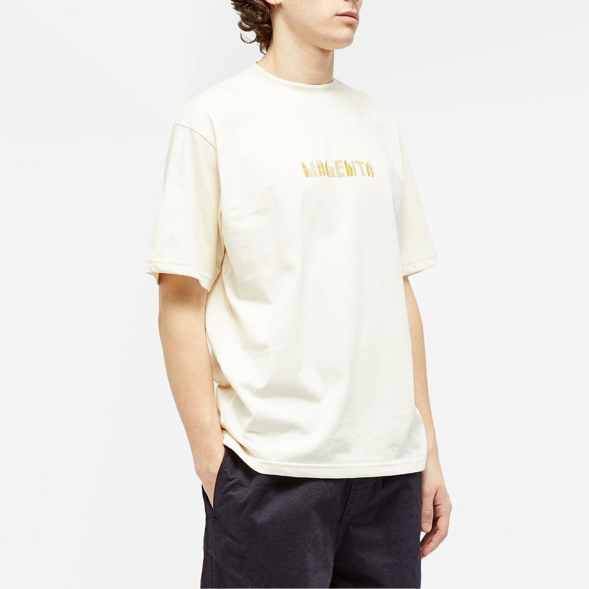 Magenta Men's Downtown T-Shirt in Natural