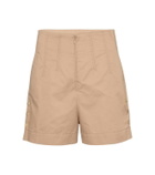 Dorothee Schumacher - Sporty Power high-rise cotton shorts