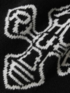 Rhude - Logo-Jacquard Cotton and Cashmere-Blend Beanie