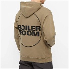 Boiler Room Men's 3M Logo Popover Hoody in Sage