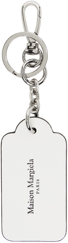 Photo: Maison Margiela White & Black Tag Keychain