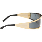 Givenchy Gold Square Sunglasses