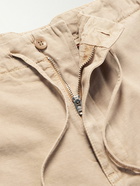 Loro Piana - Straight-Leg Cotton-Blend Bermuda Shorts - Neutrals